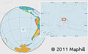 Political Location Map of the area around 32° 17' 31" S, 110° 25' 30" W