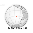 Outline Map of the Area around 32° 17' 31" S, 110° 25' 30" W, rectangular outline