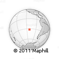 Outline Map of the Area around 32° 17' 31" S, 111° 16' 30" W, rectangular outline