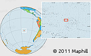 Political Location Map of the area around 32° 17' 31" S, 112° 7' 30" W