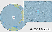 Savanna Style Location Map of the area around 32° 17' 31" S, 112° 7' 30" W, hill shading