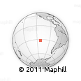 Outline Map of the Area around 32° 17' 31" S, 112° 7' 30" W, rectangular outline