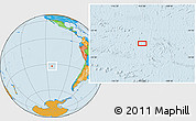 Political Location Map of the area around 32° 17' 31" S, 112° 58' 29" W