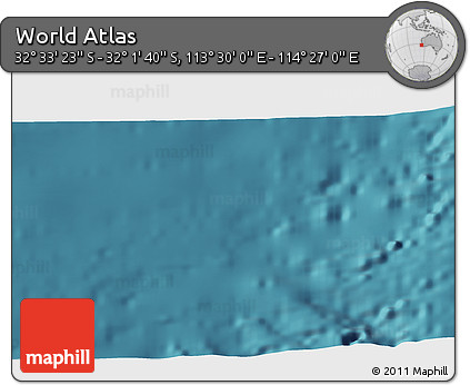 Satellite 3D Map of the Area around 32° 17' 31" S, 113° 58' 29" E