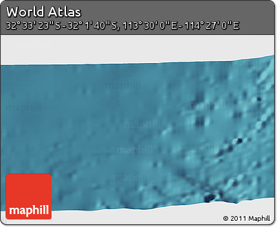 Satellite 3D Map of the Area around 32° 17' 31" S, 113° 58' 29" E