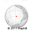 Outline Map of the Area around 32° 17' 31" S, 113° 49' 29" W, rectangular outline