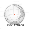 Outline Map of the Area around 32° 17' 31" S, 114° 40' 30" W, rectangular outline