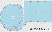 Gray Location Map of the area around 32° 17' 31" S, 115° 31' 30" W