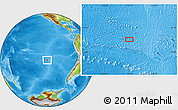 Physical Location Map of the area around 32° 17' 31" S, 115° 31' 30" W