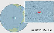 Savanna Style Location Map of the area around 32° 17' 31" S, 115° 31' 30" W, hill shading
