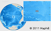 Shaded Relief Location Map of the area around 32° 17' 31" S, 115° 31' 30" W