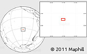 Blank Location Map of the area around 32° 17' 31" S, 117° 13' 29" W