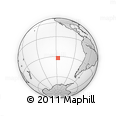 Outline Map of the Area around 32° 17' 31" S, 117° 13' 29" W, rectangular outline