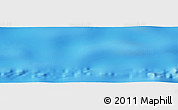 Shaded Relief Panoramic Map of the area around 32° 17' 31" S, 117° 13' 29" W