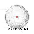 Outline Map of the Area around 32° 17' 31" S, 129° 58' 29" W, rectangular outline