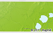 Physical 3D Map of the area around 32° 17' 31" S, 142° 1' 30" E