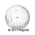 Outline Map of the Area around 32° 17' 31" S, 143° 34' 29" W, rectangular outline