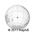 Outline Map of the Area around 32° 17' 31" S, 152° 4' 29" W, rectangular outline