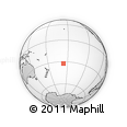 Outline Map of the Area around 32° 17' 31" S, 156° 19' 29" W, rectangular outline