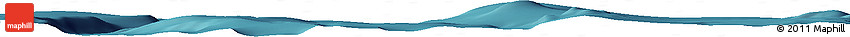 Satellite Horizon Map of the Area around 32° 17' 31" S, 164° 49' 29" W