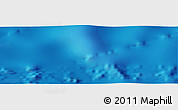 Physical Panoramic Map of the area around 32° 17' 31" S, 166° 31' 30" W