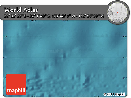 Satellite Map of the Area around 32° 17' 31" S, 173° 19' 29" W