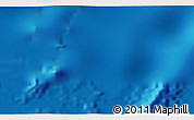 Physical 3D Map of the area around 32° 17' 31" S, 175° 52' 30" W