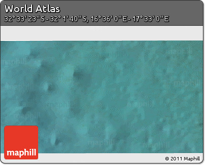 Satellite 3D Map of the Area around 32° 17' 31" S, 17° 4' 30" E