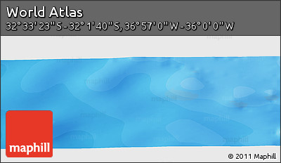 Political Panoramic Map of the Area around 32° 17' 31" S, 36° 28' 30" W