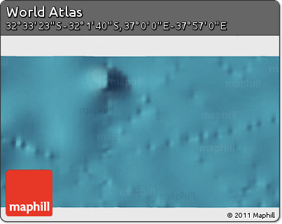 Satellite 3D Map of the Area around 32° 17' 31" S, 37° 28' 30" E