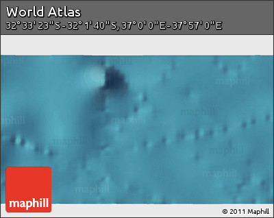 Satellite 3D Map of the Area around 32° 17' 31" S, 37° 28' 30" E