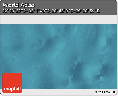 Satellite 3D Map of the Area around 32° 17' 31" S, 39° 10' 29" E
