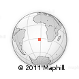 Outline Map of the Area around 32° 17' 31" S, 3° 19' 30" W, rectangular outline