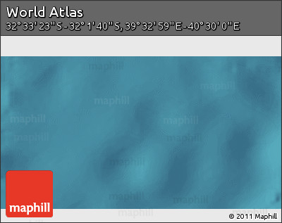 Satellite 3D Map of the Area around 32° 17' 31" S, 40° 1' 29" E