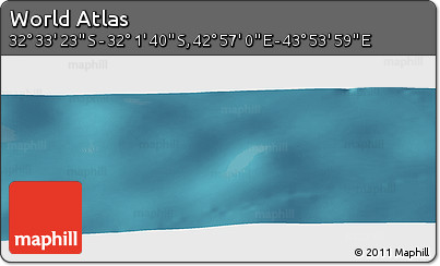 Satellite Panoramic Map of the Area around 32° 17' 31" S, 43° 25' 29" E