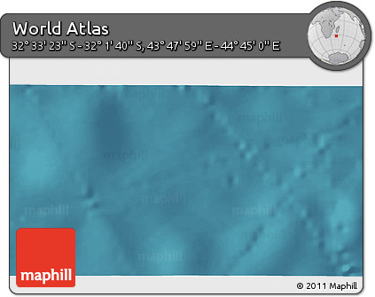 Satellite 3D Map of the Area around 32° 17' 31" S, 44° 16' 29" E