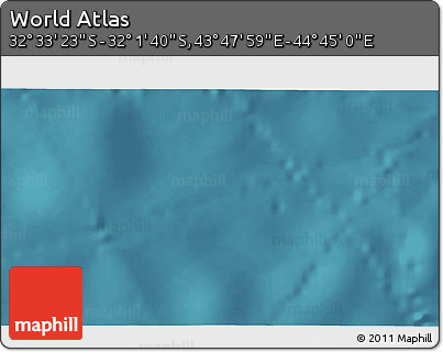 Satellite 3D Map of the Area around 32° 17' 31" S, 44° 16' 29" E