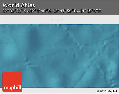 Satellite 3D Map of the Area around 32° 17' 31" S, 44° 16' 29" E