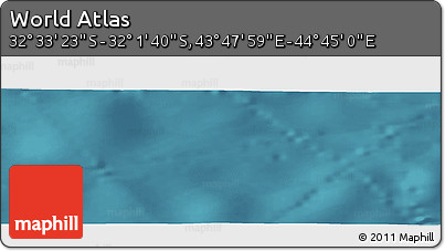 Satellite Panoramic Map of the Area around 32° 17' 31" S, 44° 16' 29" E