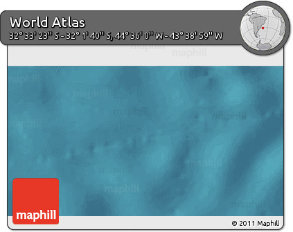 Satellite 3D Map of the Area around 32° 17' 31" S, 44° 7' 30" W