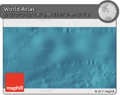 Satellite 3D Map of the Area around 32° 17' 31" S, 49° 22' 30" E