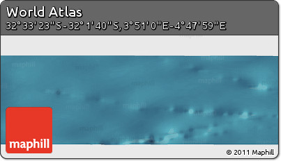 Satellite Panoramic Map of the Area around 32° 17' 31" S, 4° 19' 30" E