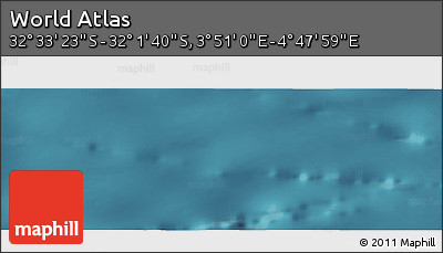 Satellite Panoramic Map of the Area around 32° 17' 31" S, 4° 19' 30" E