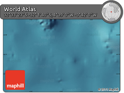 Satellite Map of the Area around 32° 17' 31" S, 4° 10' 30" W