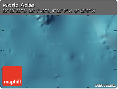 Satellite Map of the Area around 32° 17' 31" S, 4° 10' 30" W