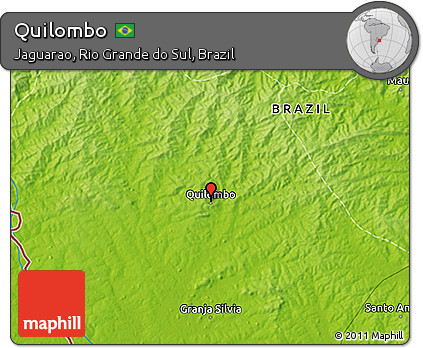 Physical 3D Map of Quilombo
