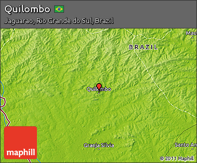Physical 3D Map of Quilombo