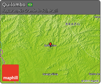 Physical 3D Map of Quilombo