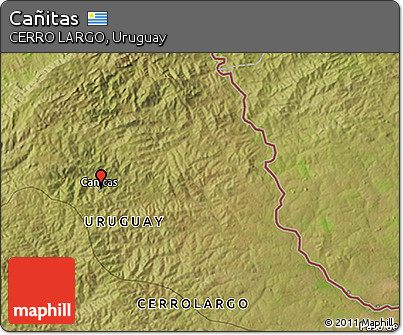 Satellite 3D Map of Cañitas