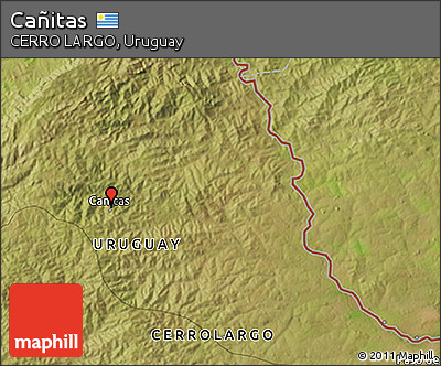 Satellite 3D Map of Cañitas